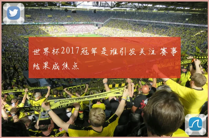 世界杯2017冠军是谁引发关注 赛事结果成焦点